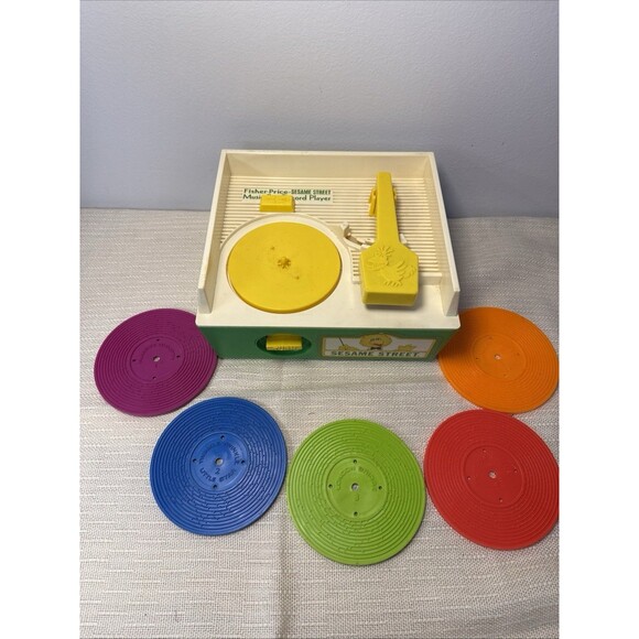 Fisher-Price Other - 1984 Fisher Price Sesame Street Music Box Record Player # 995N Works Complete